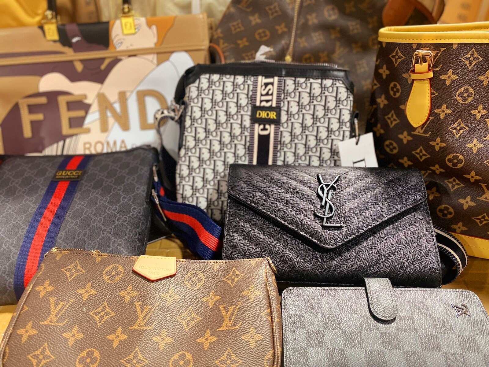 Fake Louis Vuitton Accessories Seized