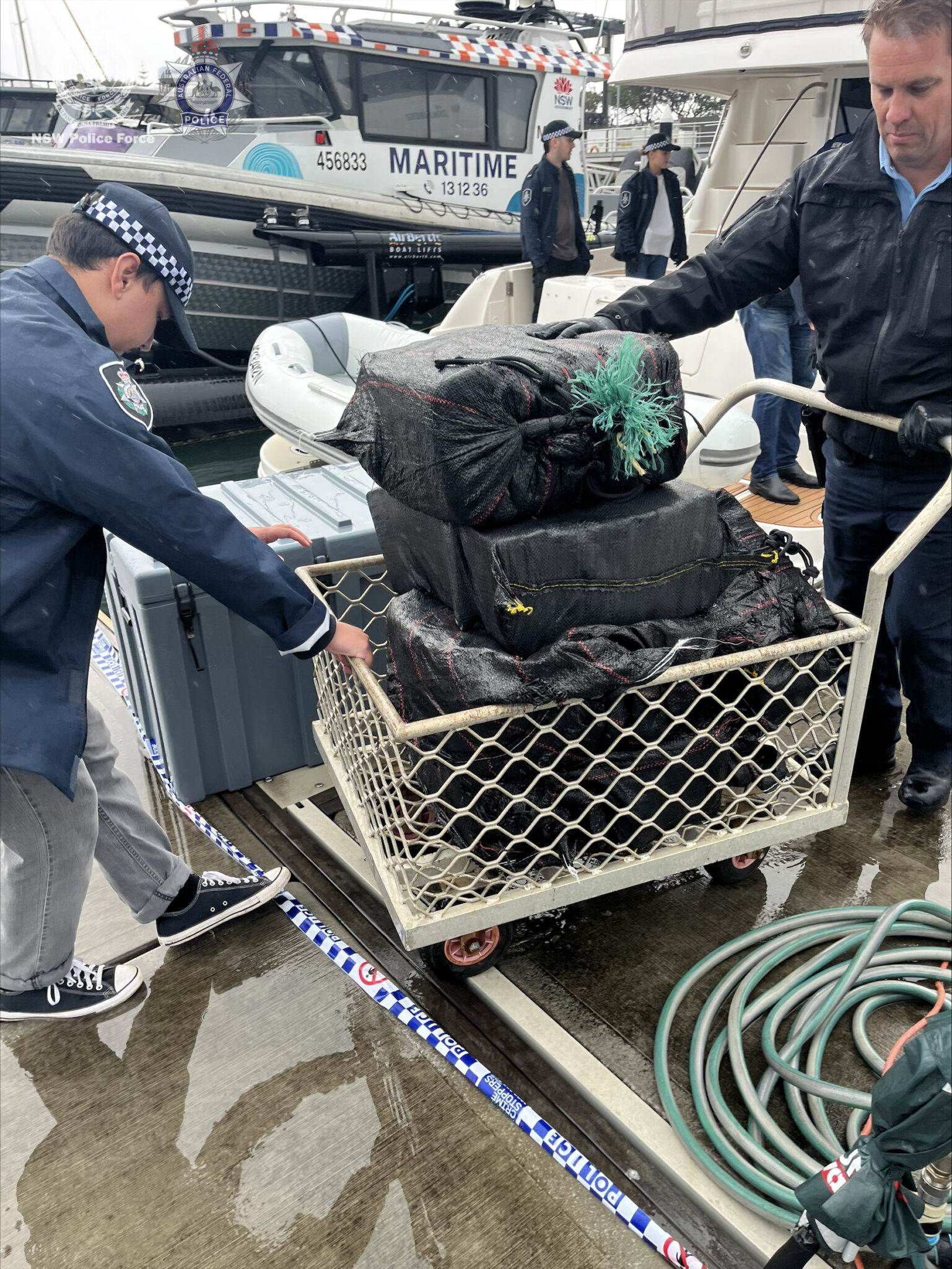 More than a tonne of cocaine seized by police after vessel intercepted ...