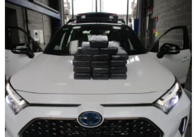 US CBP officers seize over 40 pounds of cocaine at the San Ysidro Port of Entry