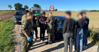 Traffickers and illegal migrants detained at the border with Lithuania