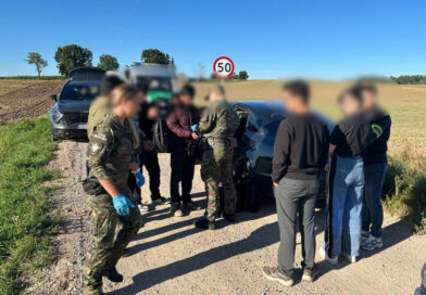 Traffickers and illegal migrants detained at the border with Lithuania