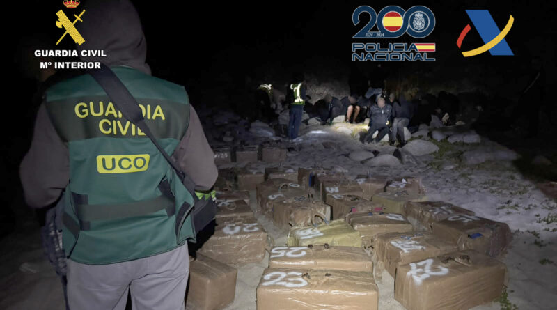 More than 1.5 tons of cocaine seized in a major anti-drug operation in Galicia