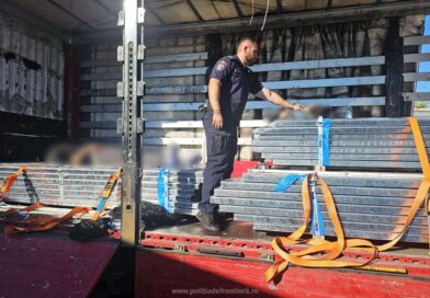 Two foreign citizens, discovered hiding in a semi-trailer