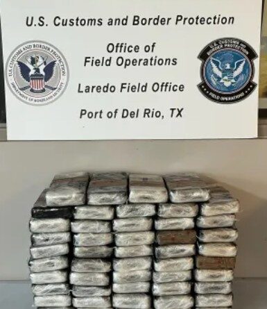 US CBP officers seize more than $1.7 million in cocaine at Del Rio Port of Entry