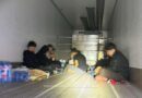 Twelve foreign citizens discovered hidden in a truck with peanuts in Romania