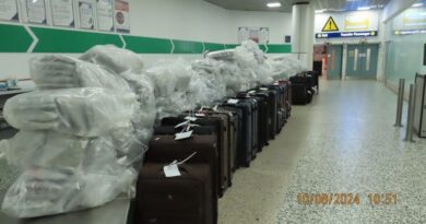 Four members of a drugs smuggling gang who were part of a plot to import cannabis worth £13.8 million into the UK via Birmingham Airport have been sentenced