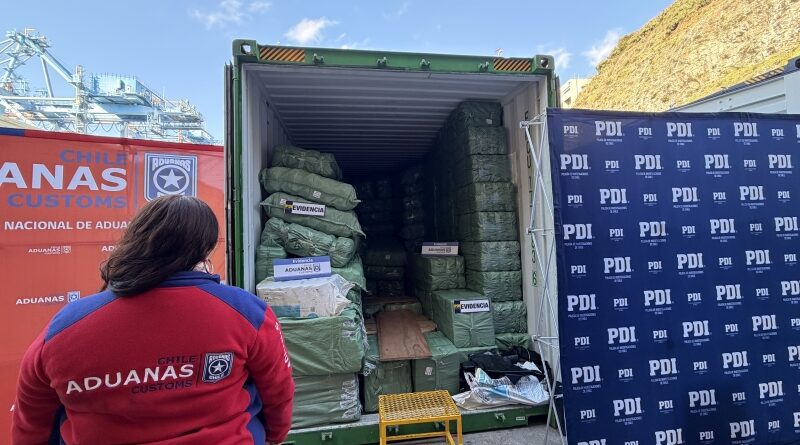 Chilean Customs alert allowed the detection of more than 100 shipments associated with poppers to dismantle a clandestine laboratory