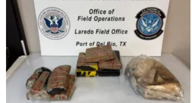 US CBP officers seize more than $550k in methamphetamine, heroin, fentanyl at Del Rio Port of Entry US CBP officers seize more than $550k in methamphetamine, heroin, fentanyl at Del Rio Port of Entry