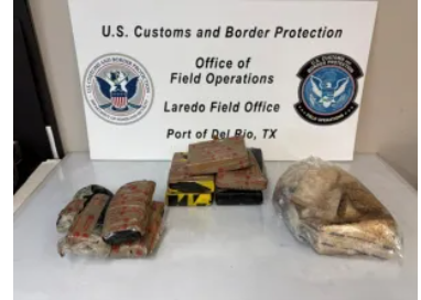 US CBP officers seize more than $550k in methamphetamine, heroin, fentanyl at Del Rio Port of Entry