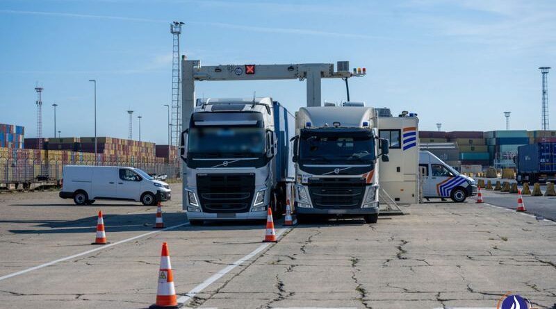 183 kg of cocaine discovered in the port of Zeebrugge