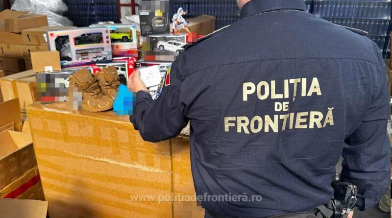 Tens of thousands of undeclared or potentially counterfeit goods, valued at over 1.5 million lei, discovered by Romanian border police