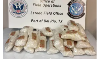 US CBP officers seize more than $657K in narcotics over a four-day period at Del Rio Port of Entry